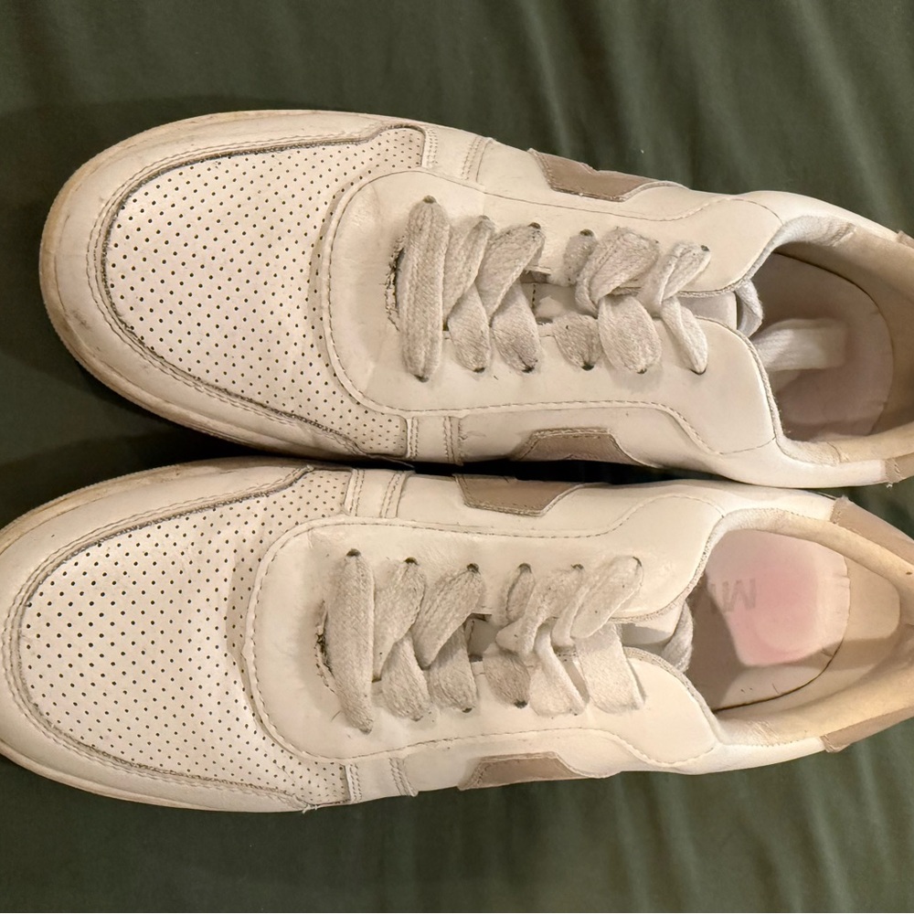 MIA White and Tan Sneakers